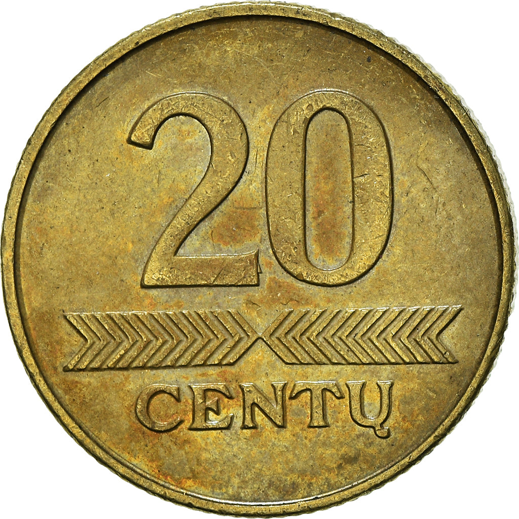 Monnaie, Lituanie, 20 Centu, 2009