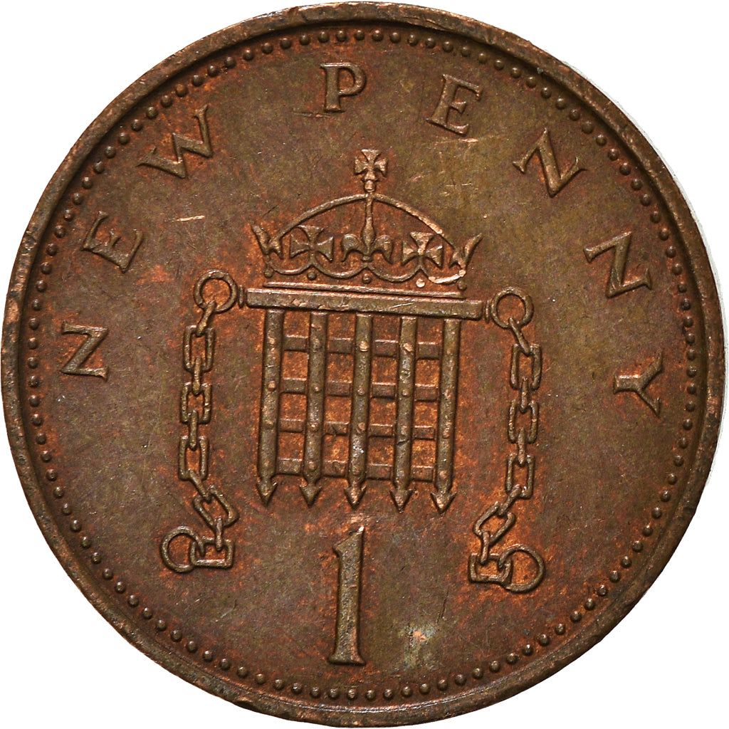 Coin, Great Britain, New Penny, 1981