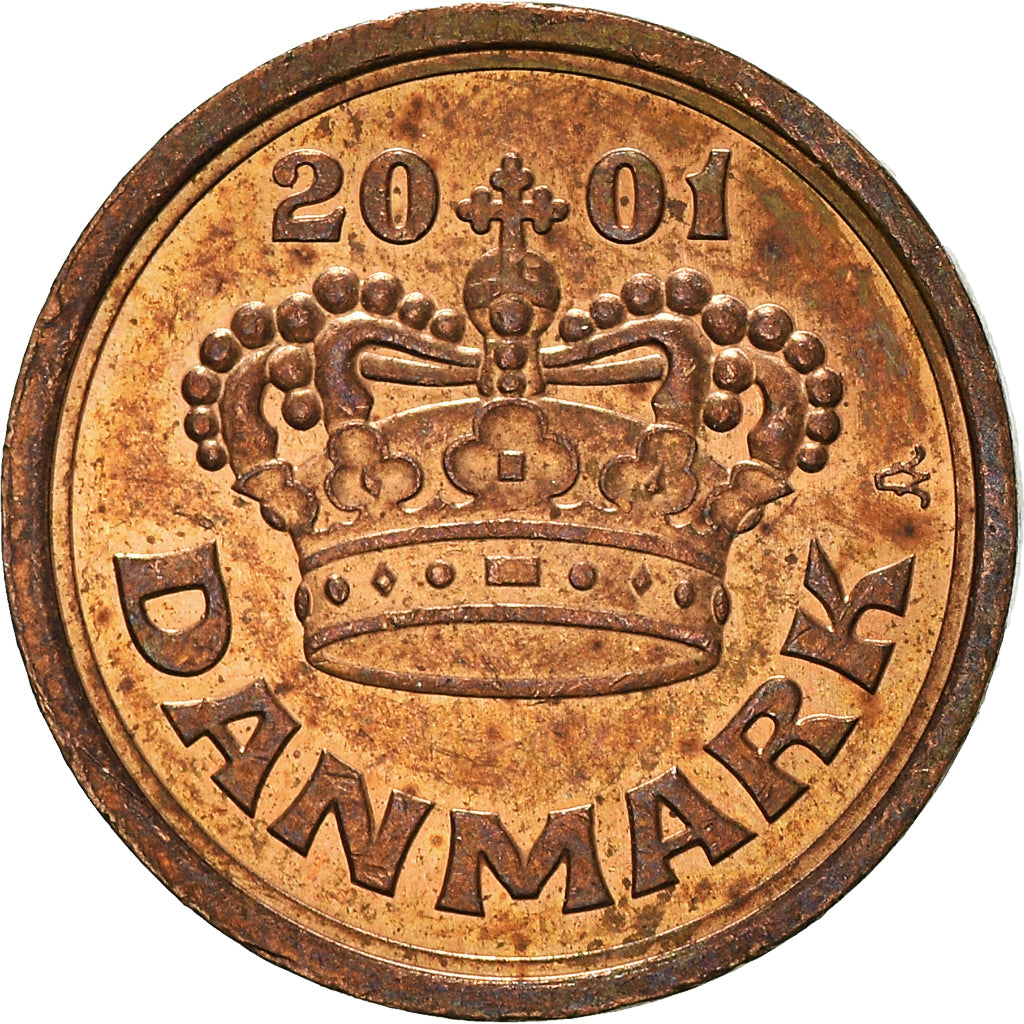 Moeda, Dinamarca, 25 Öre, 2001