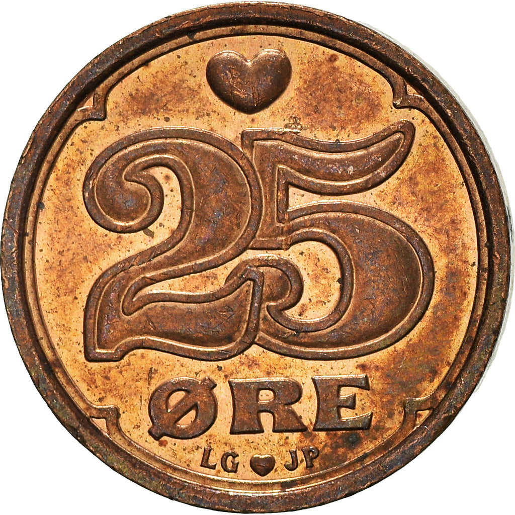 Moeda, Dinamarca, 25 Öre, 2001