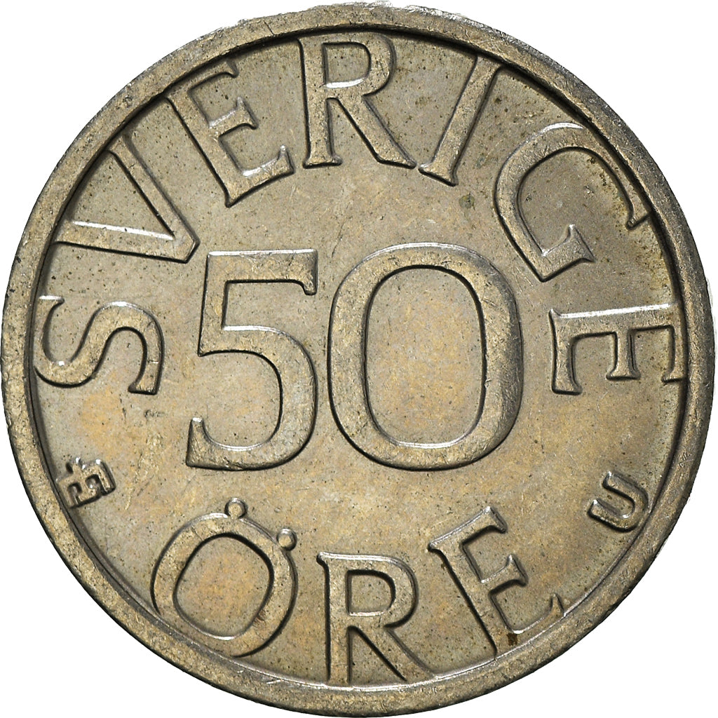 Münze, Schweden, 50 Öre, 1978