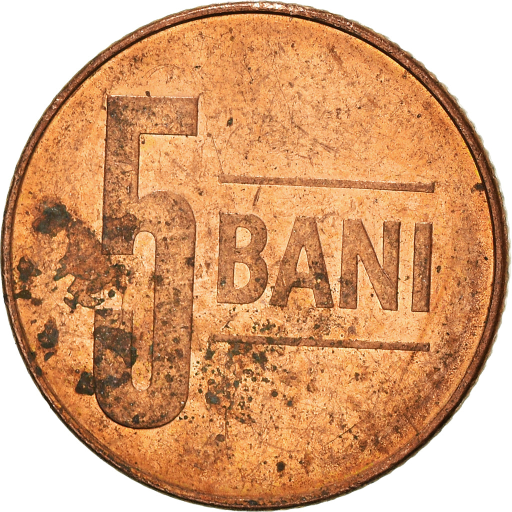 Monnaie, Roumanie, 5 Bani, 2008