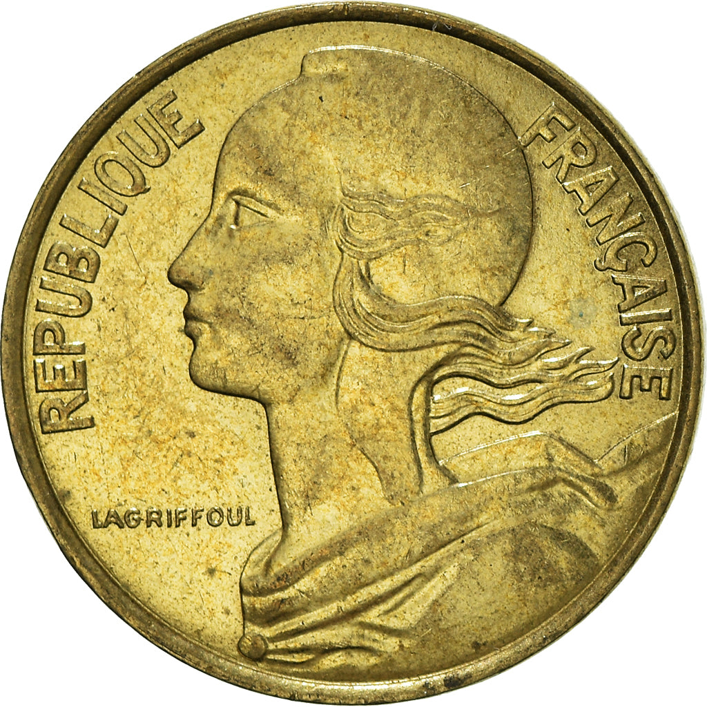 Moeda, França, 10 Centimes, 1997