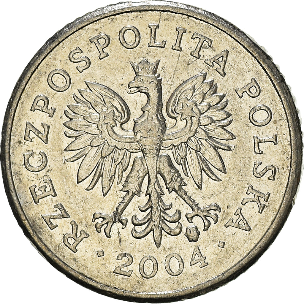Monnaie, Pologne, 10 Groszy, 2004