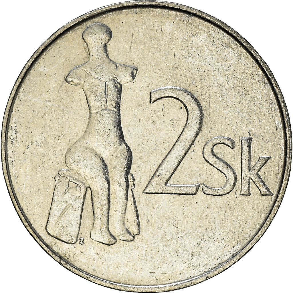 Moneda, Eslovaquia, 2 Koruna, 1994