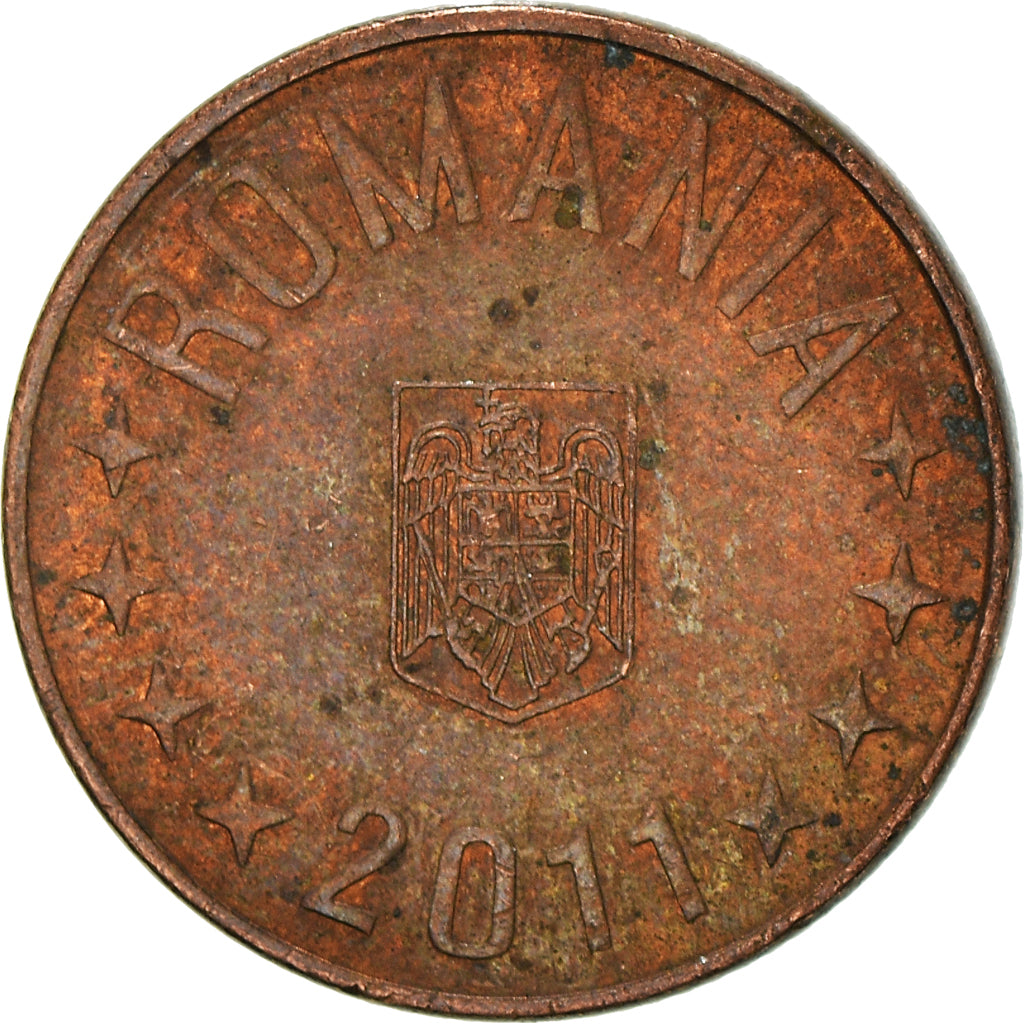 Moneta, Romania, 5 Bani, 2011