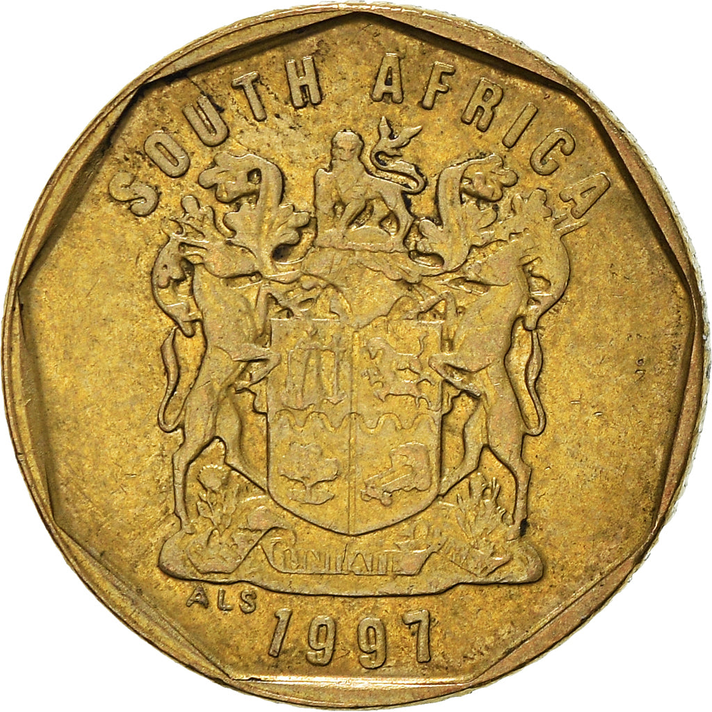Moneta, Południowa Afryka, 10 Cents, 1997