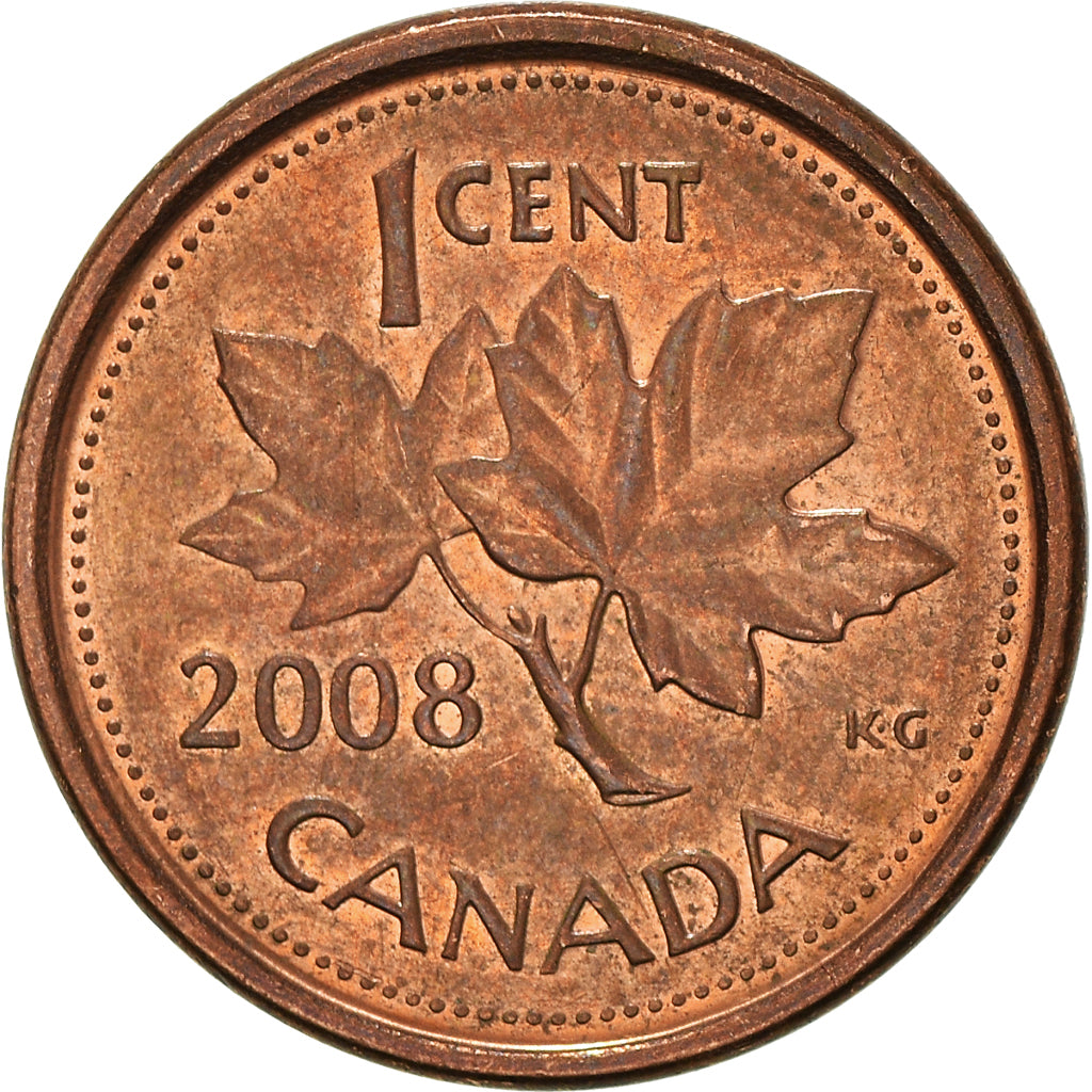 Moneta, Canada, Cent, 2008