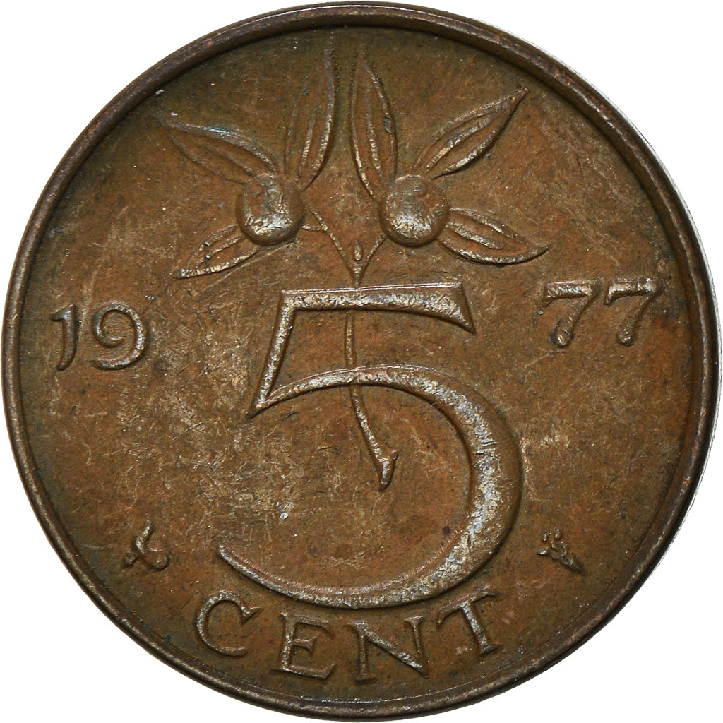 Munten, Nederland, 5 Cents, 1977