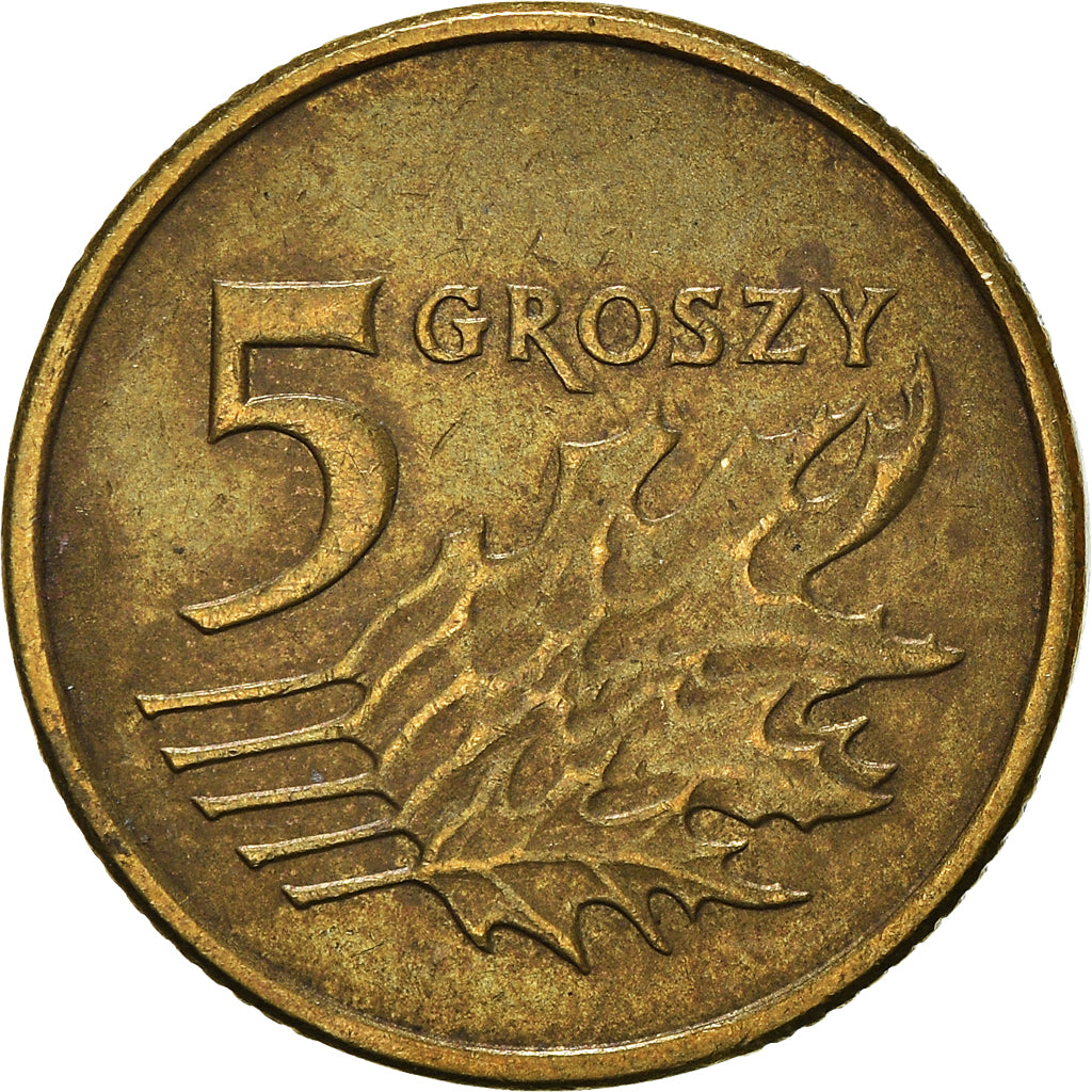 Coin, Poland, 5 Groszy, 2009
