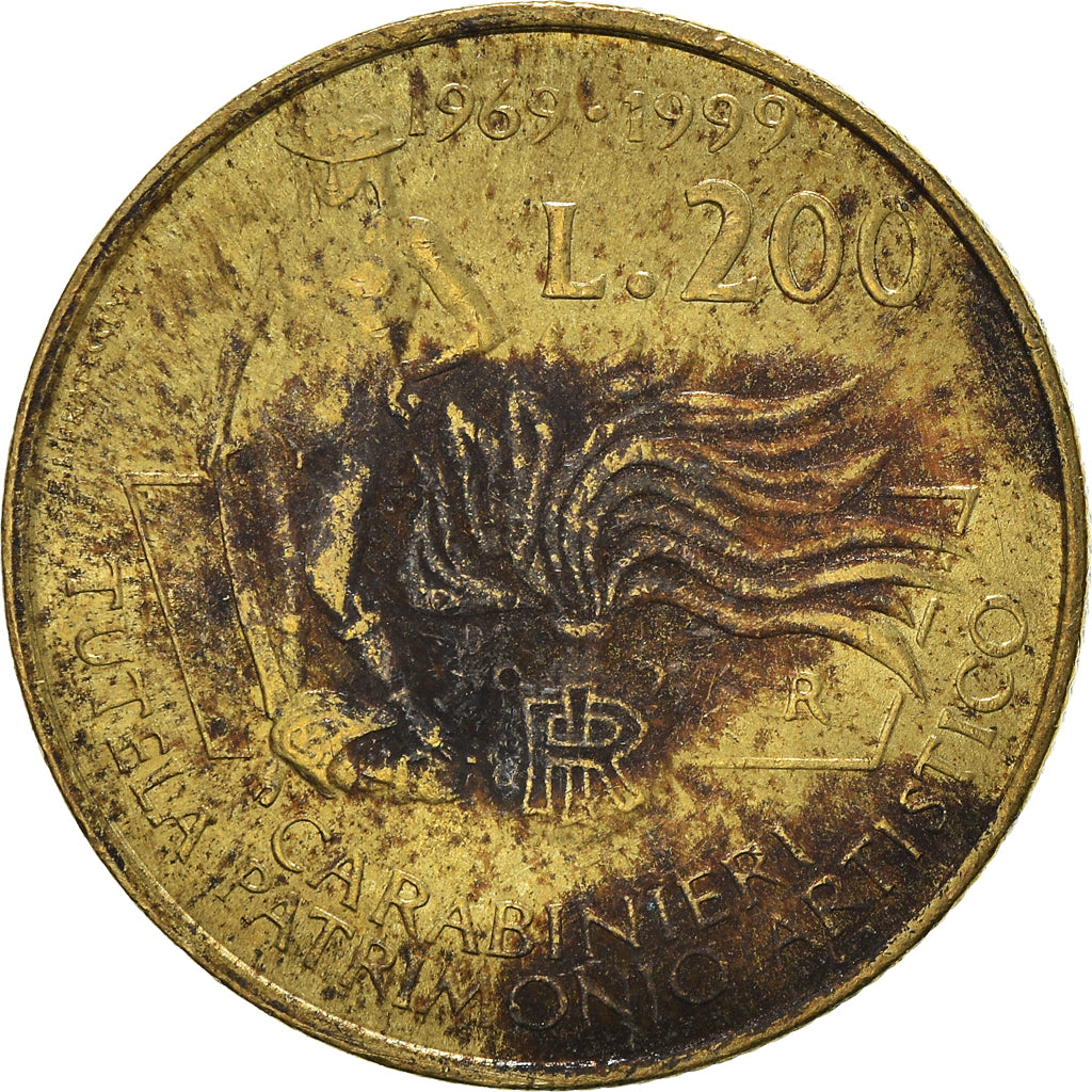 Moneta, Italia, 200 Lire, 1999