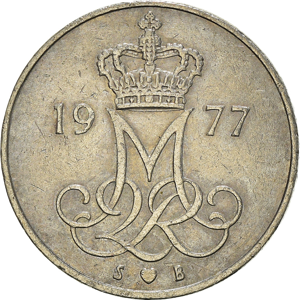 Coin, Denmark, 10 Öre, 1977