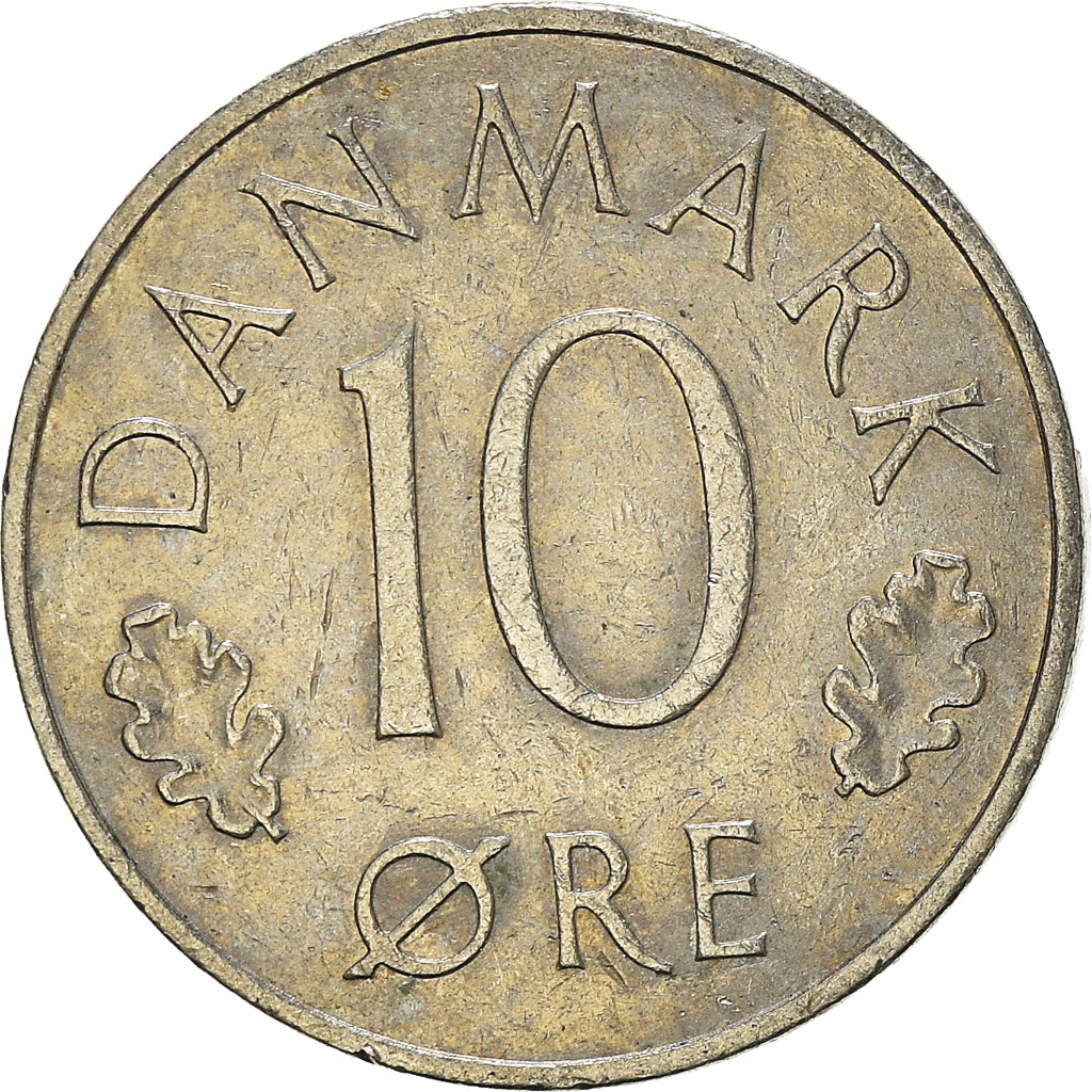 Coin, Denmark, 10 Öre, 1977