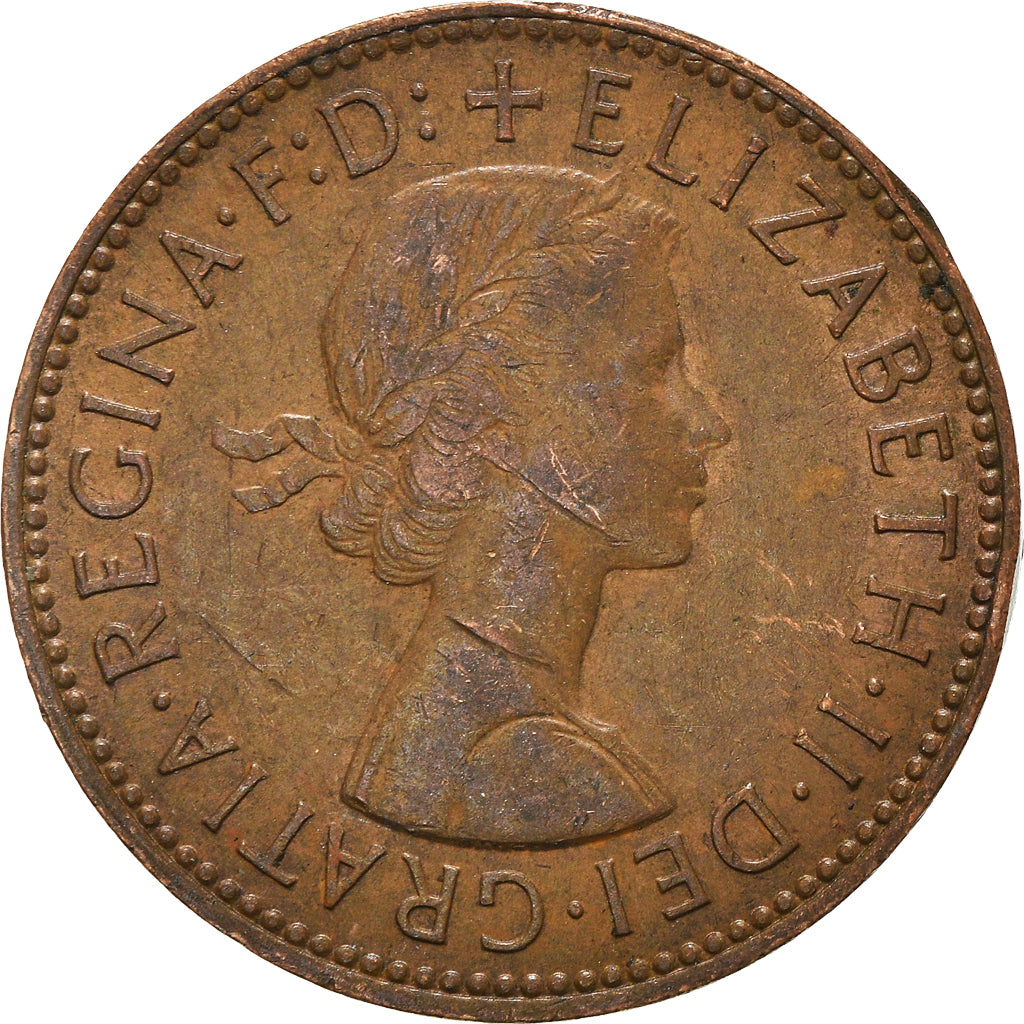 Moneta, Wielka Brytania, 1/2 Penny, 1965