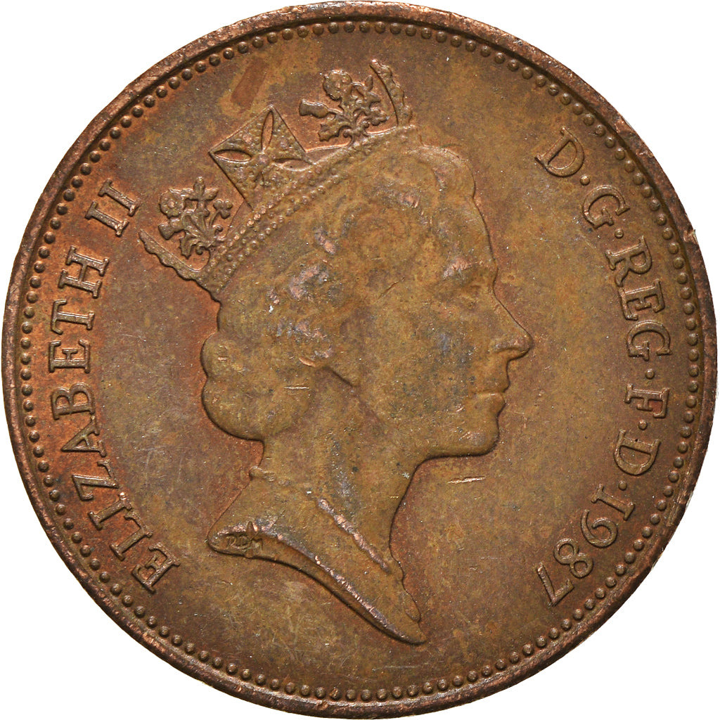 Moneta, Wielka Brytania, 2 Pence, 1987