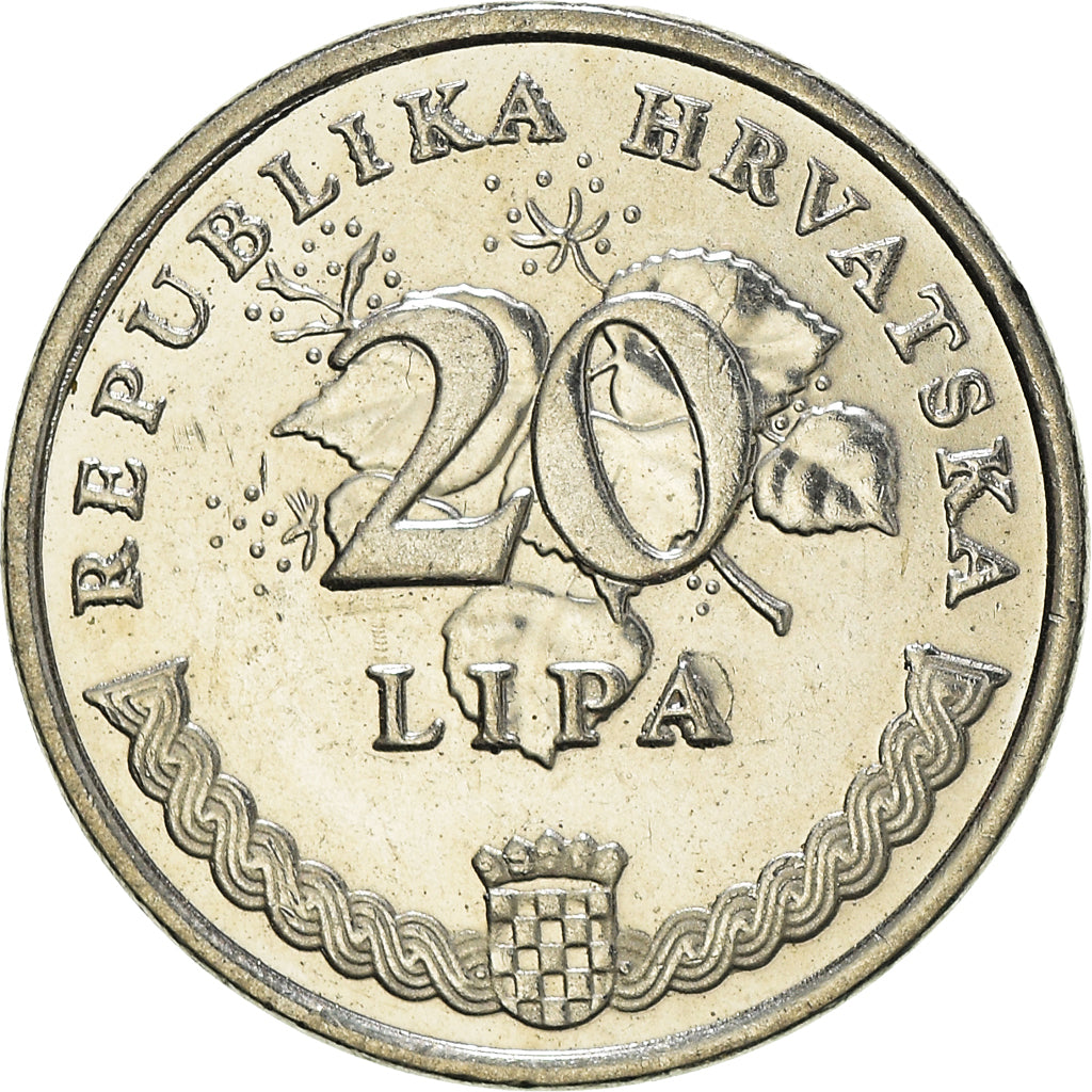 Moneda, Croacia, 20 Lipa, 2013