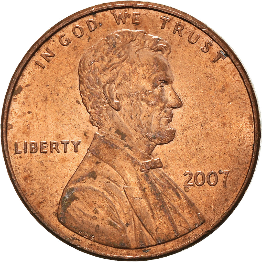 Moneta, Stati Uniti, Cent, 2007