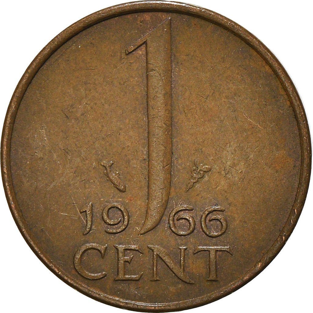 Münze, Niederlande, Cent, 1966