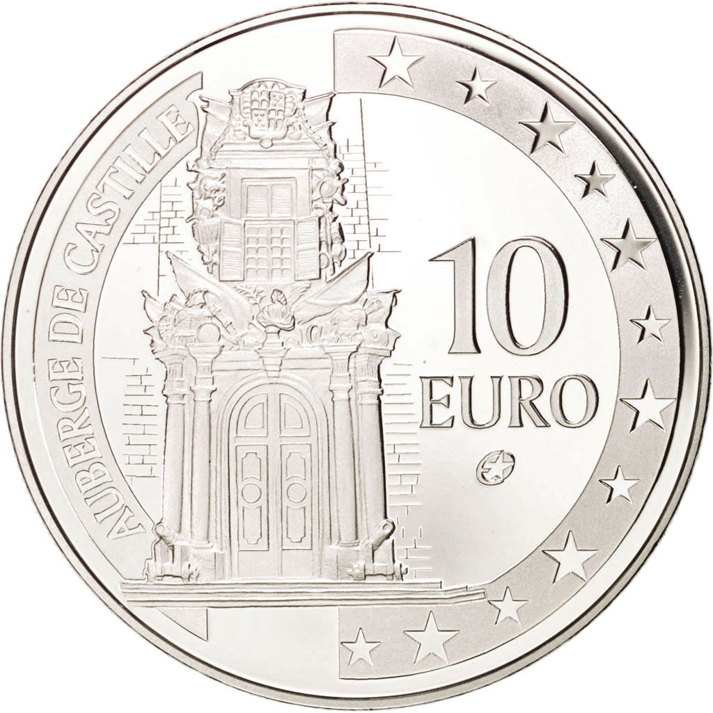 Malta, 10 Euro, 2008, KM:136, MS(63), Silver