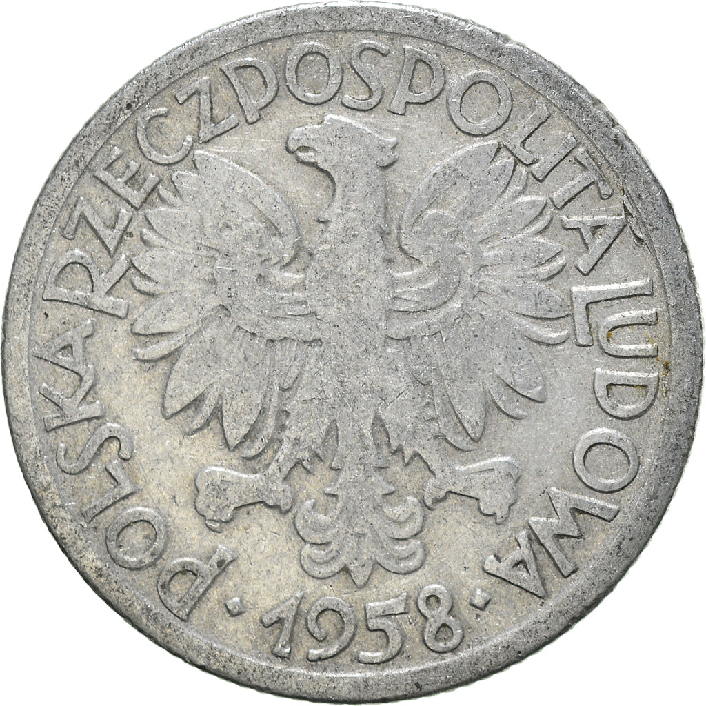 Coin, Poland, 2 Zlote, 1958
