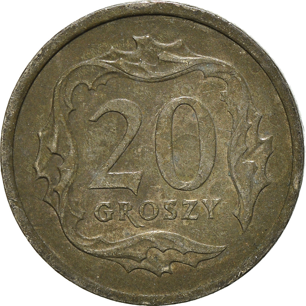 Monnaie, Pologne, 20 Groszy, 1992