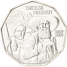Austria, 5 Euro, 2009, Vienna, KM:3177, MS(63), Silver