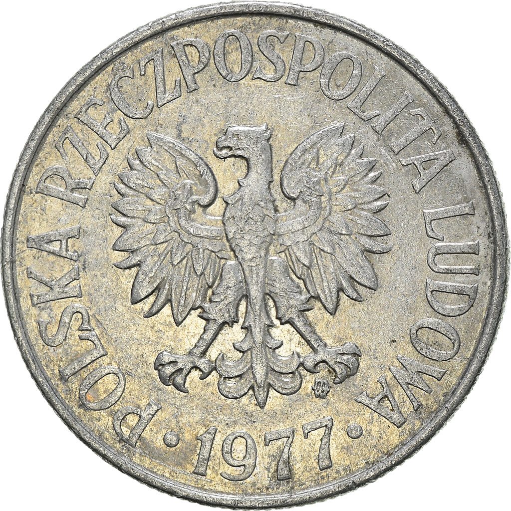Monnaie, Pologne, 50 Groszy, 1977