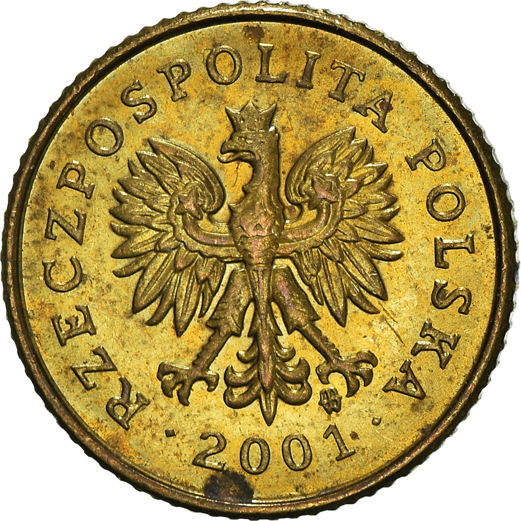 Monnaie, Pologne, Grosz, 2001