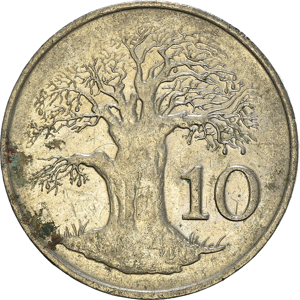 Münze, Simbabwe, 10 Cents, 1994