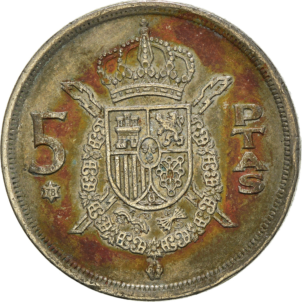 Monnaie, Espagne, 5 Pesetas