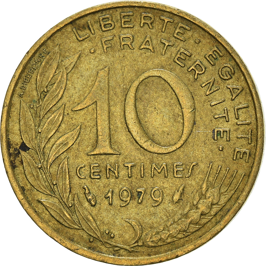 Moneta, Francia, 10 Centimes, 1979