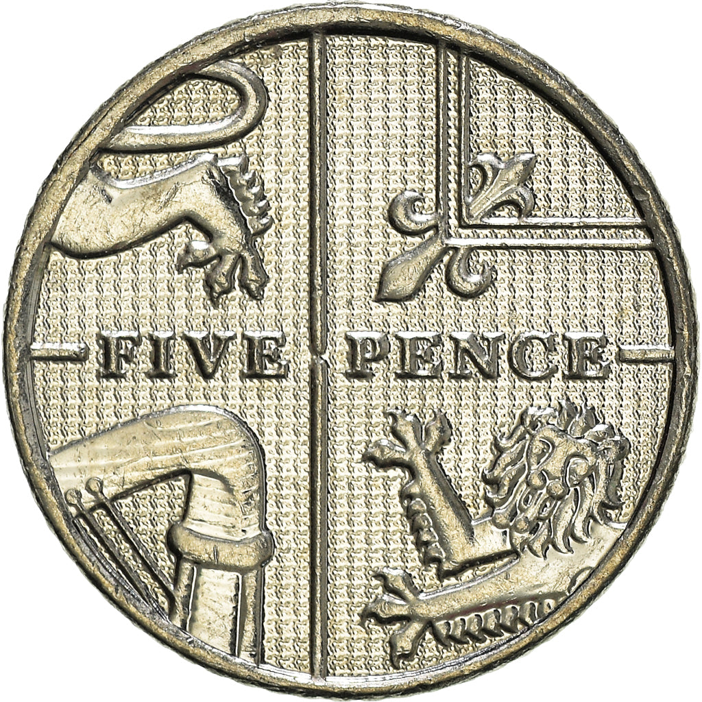 Coin, Great Britain, 5 Pence
