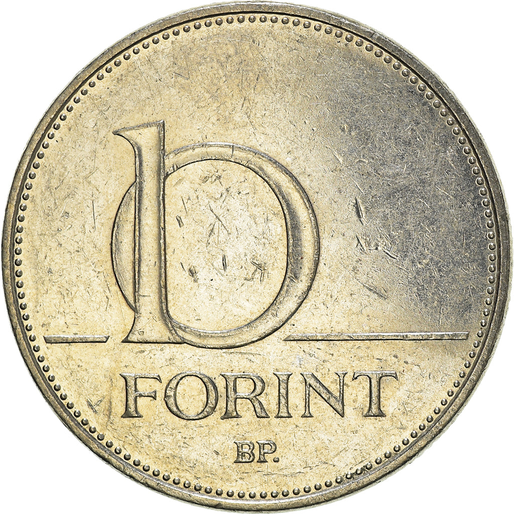 Moneda, Hungría, 10 Forint, 2007