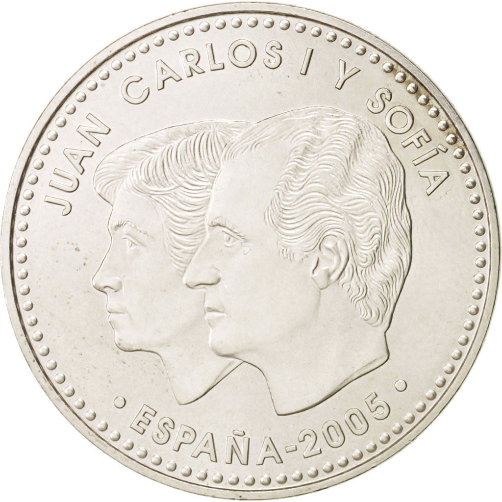 Spain, 12 Euro, 2005, Madrid, KM:1067, MS(63), Silver