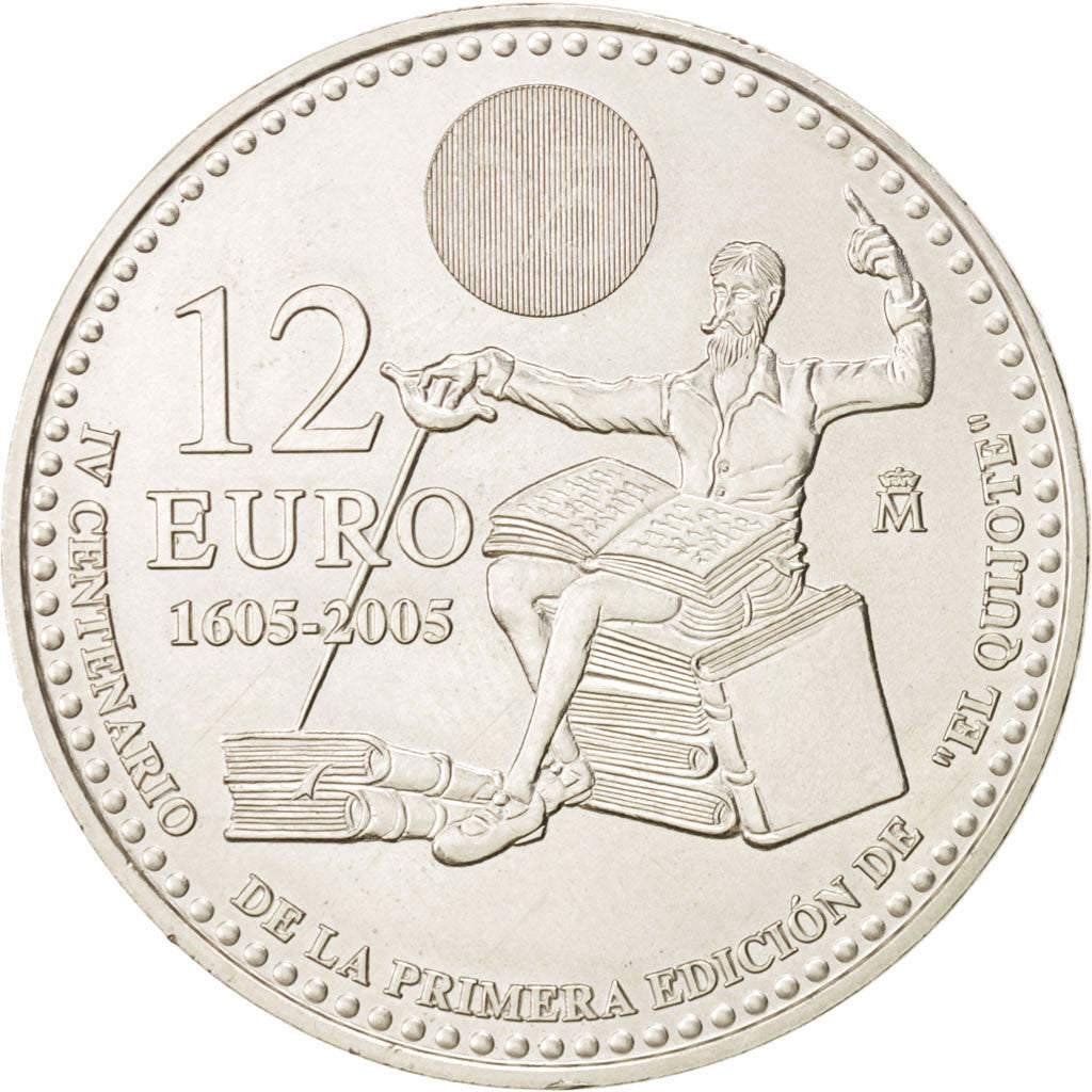 Spain, 12 Euro, 2005, Madrid, KM:1067, MS(63), Silver