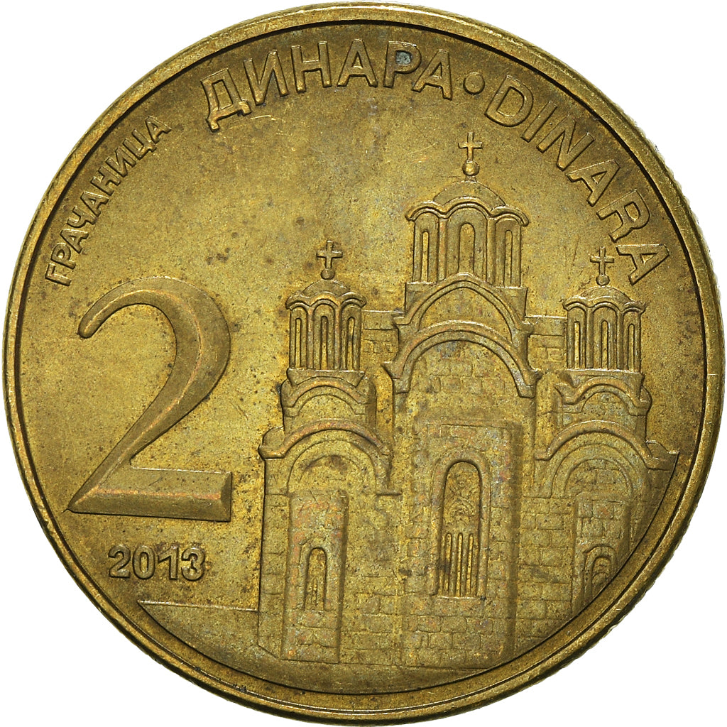 Munten, Servië, 2 Dinara, 2013