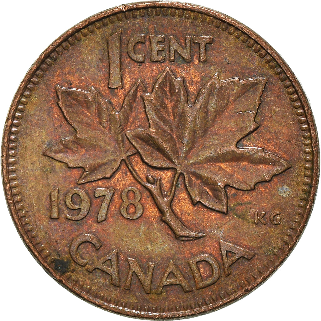 Coin, Canada, Cent, 1978