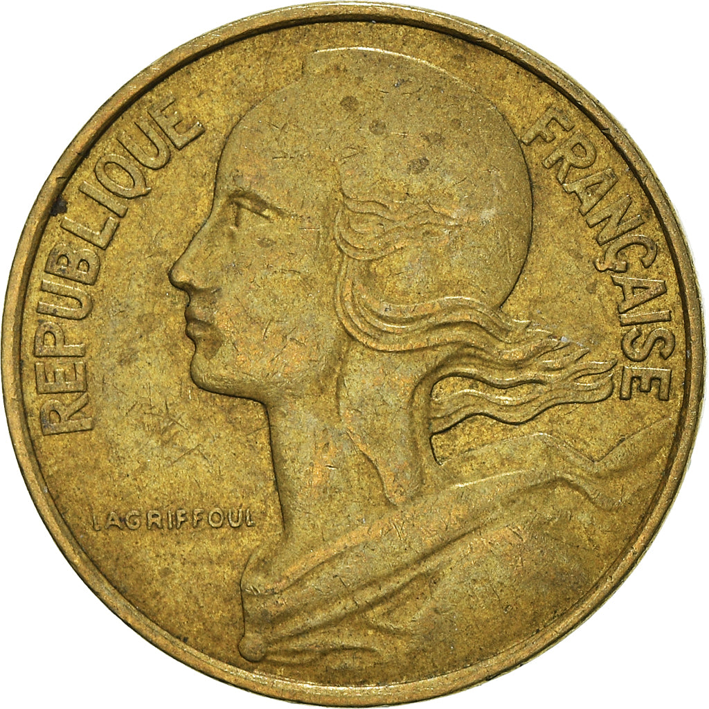 Monnaie, France, 10 Centimes, 1976