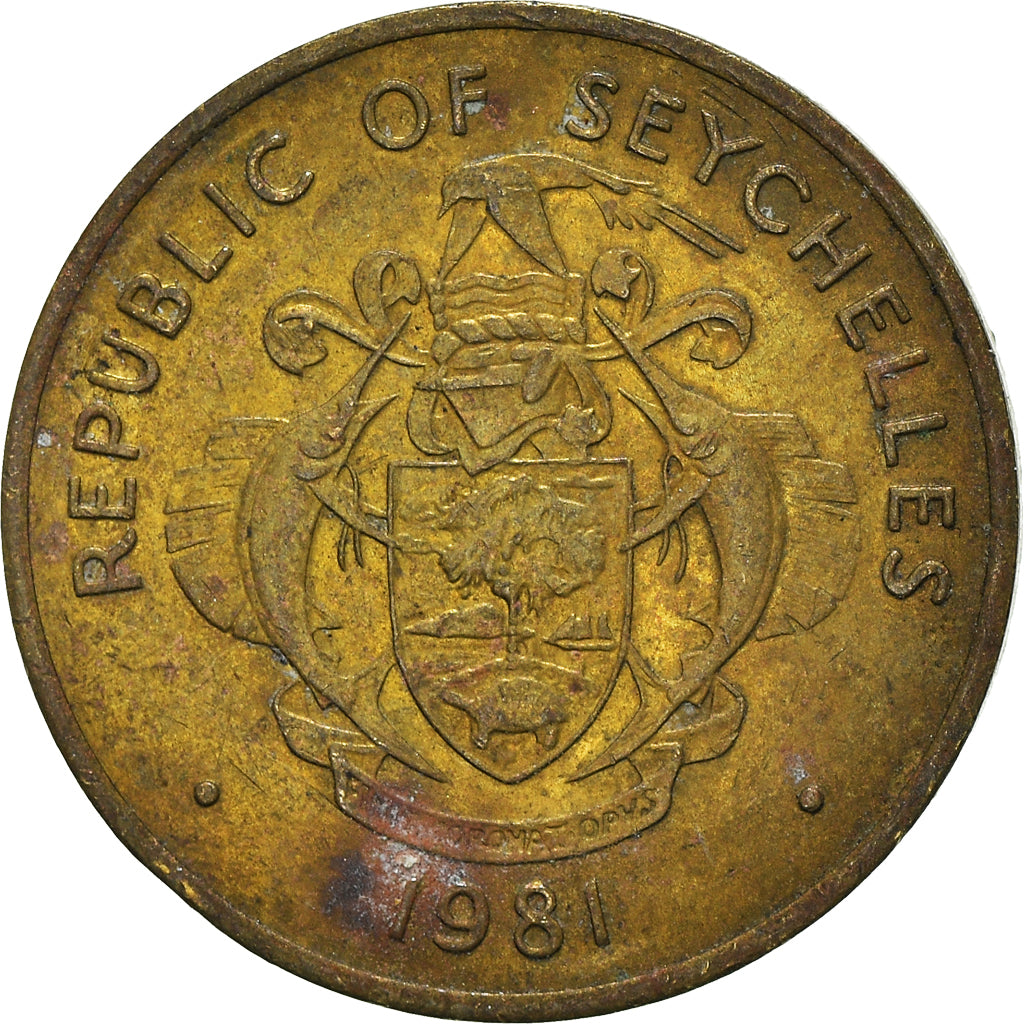 Moneta, Seszele, 10 Cents, 1981