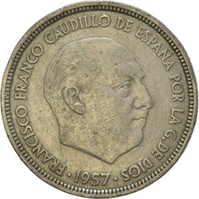 Munten, Spanje, 50 Pesetas, 1957 (58)