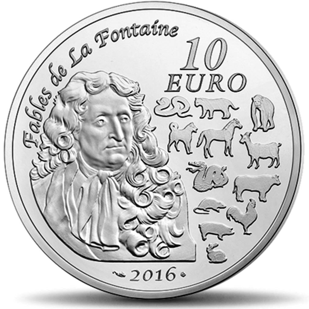 Coin, France, Monnaie de Paris, 10 Euro, 2016, MS(65-70), Silver