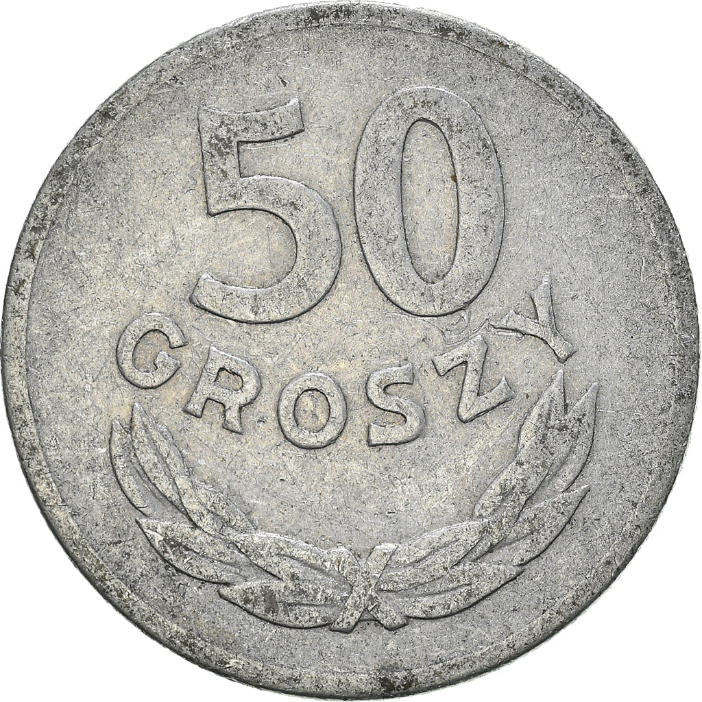 Monnaie, Pologne, 50 Groszy, 1949