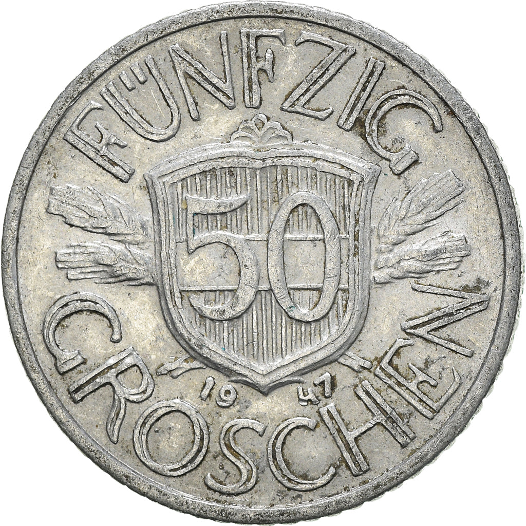 Coin, Austria, 50 Groschen, 1947