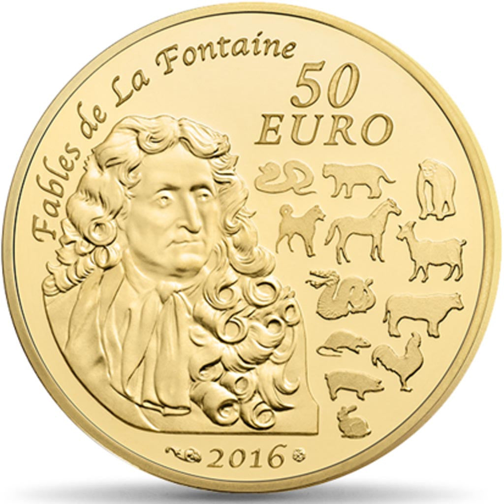 Coin, France, Monnaie de Paris, 50 Euro, 2016, MS(65-70), Gold