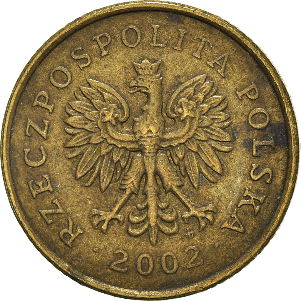 Moneta, Polonia, 5 Groszy, 2002