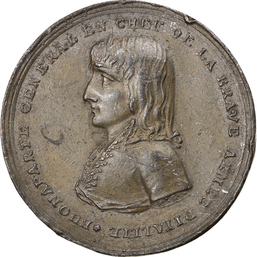 France, Medal, Buonaparte Général en Chef de la Brave Armée, History, 1796