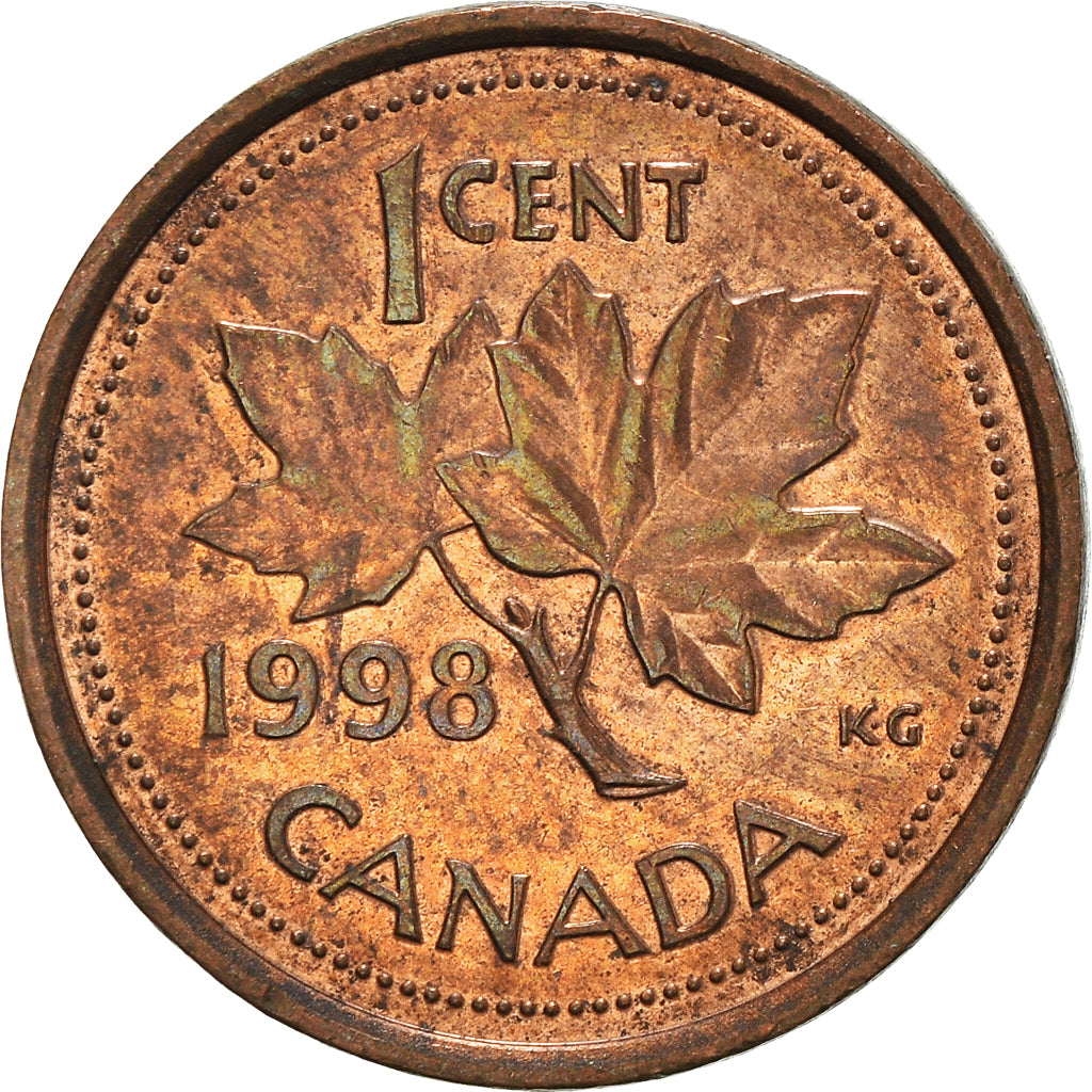 Coin, Canada, Cent, 1998