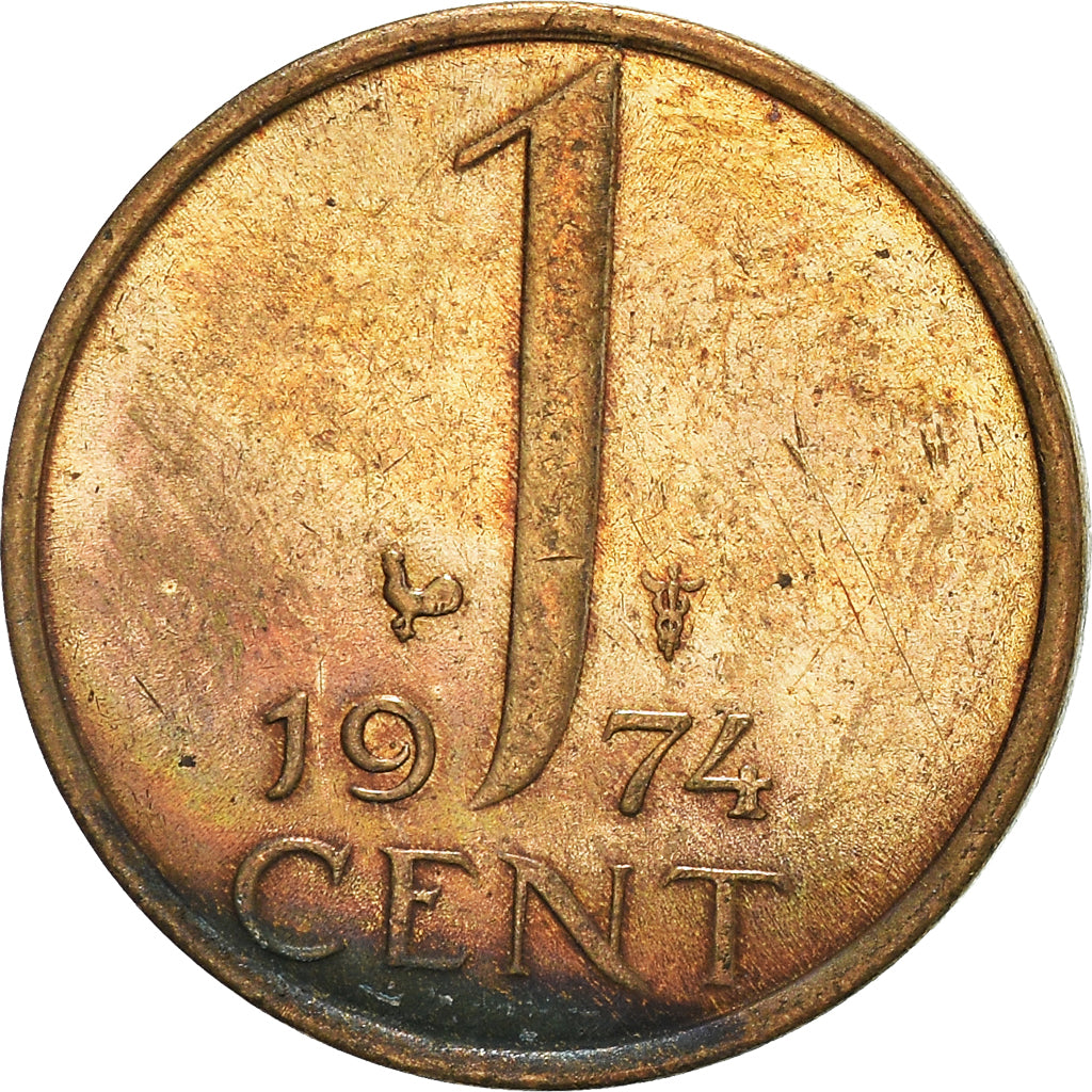 Münze, Niederlande, Cent, 1974