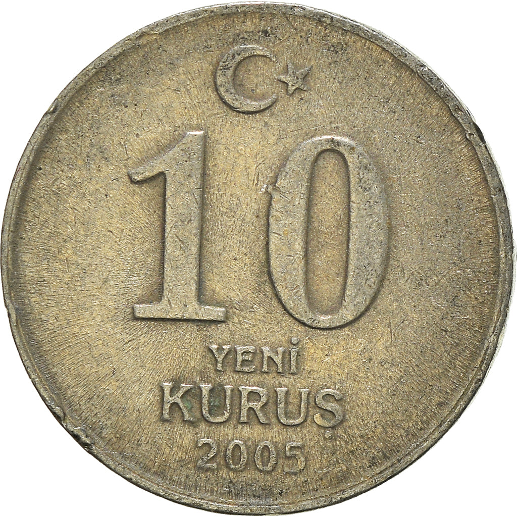 Munten, Turkije, 10 New Kurus, 2005