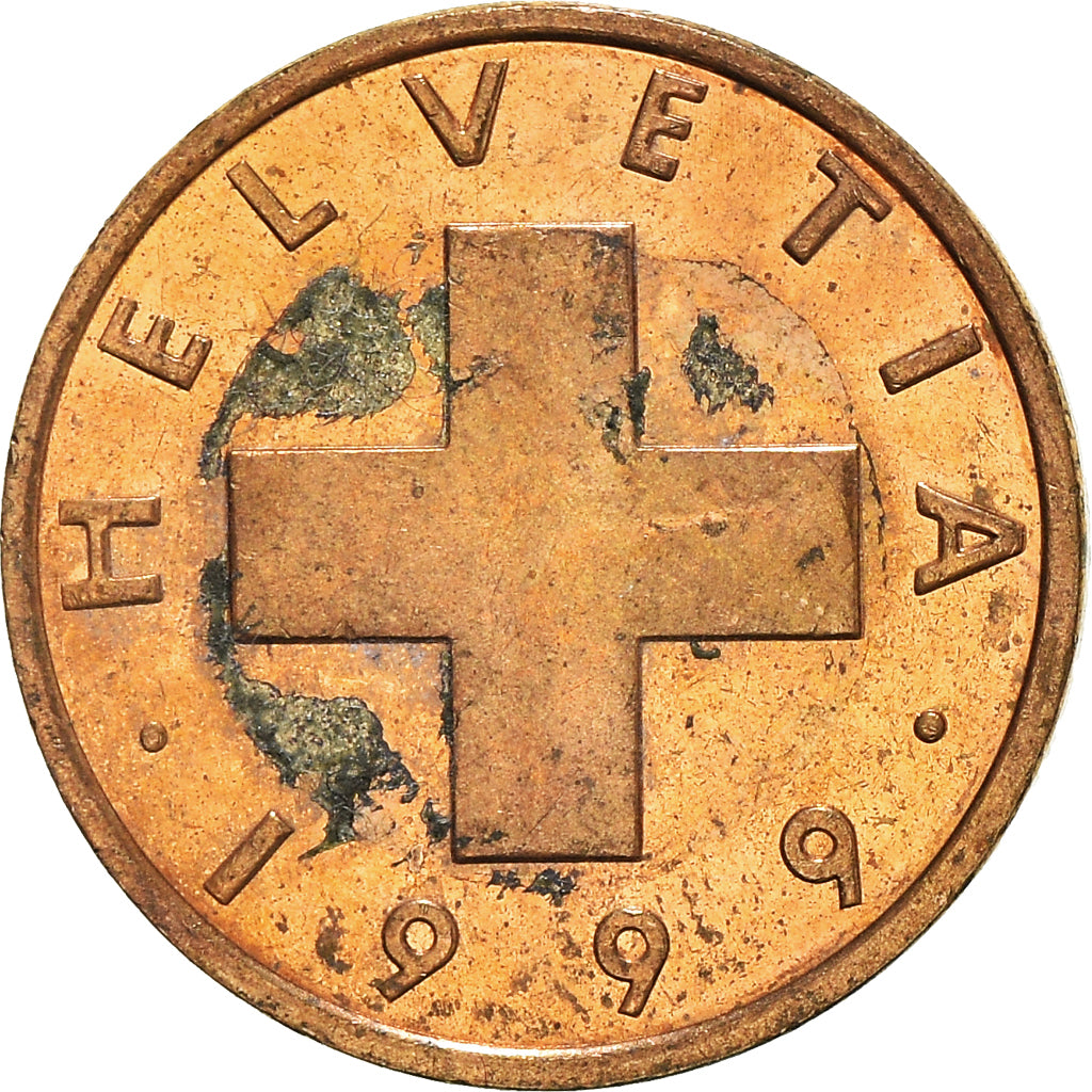 Monnaie, Suisse, Rappen, 1999